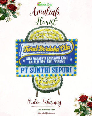 Papan Bunga Duka di Mekarsakti